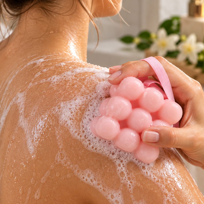 Savon de massage jasmin patchouli, cadeau couple 170 g