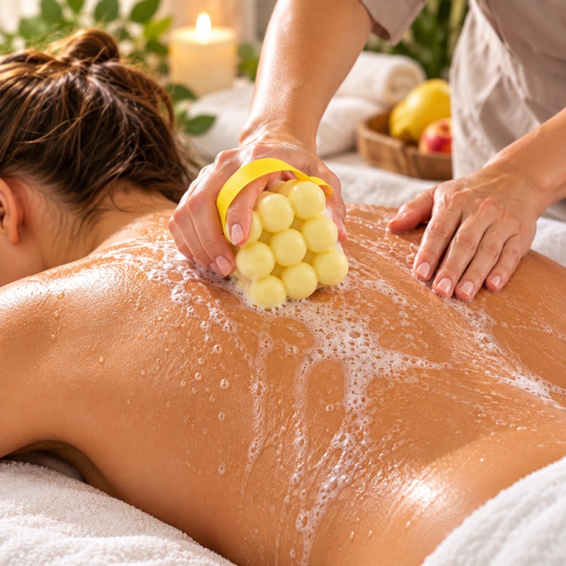 Commander savon de massage pêche citron, cadeau ado