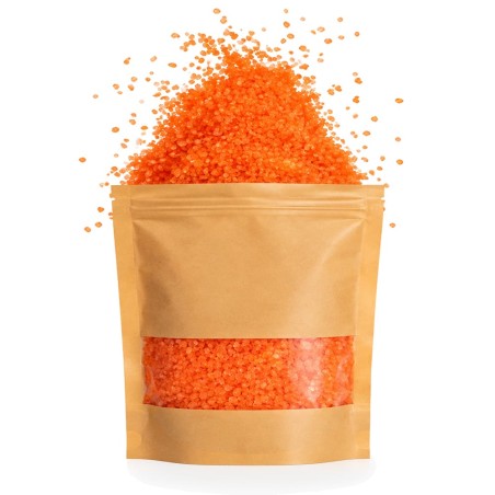 Sachet kraft de sel de bain aromathérapie au may chang, à l’arbre à thé et au genièvre, idée cadeau fraîche pour homme
