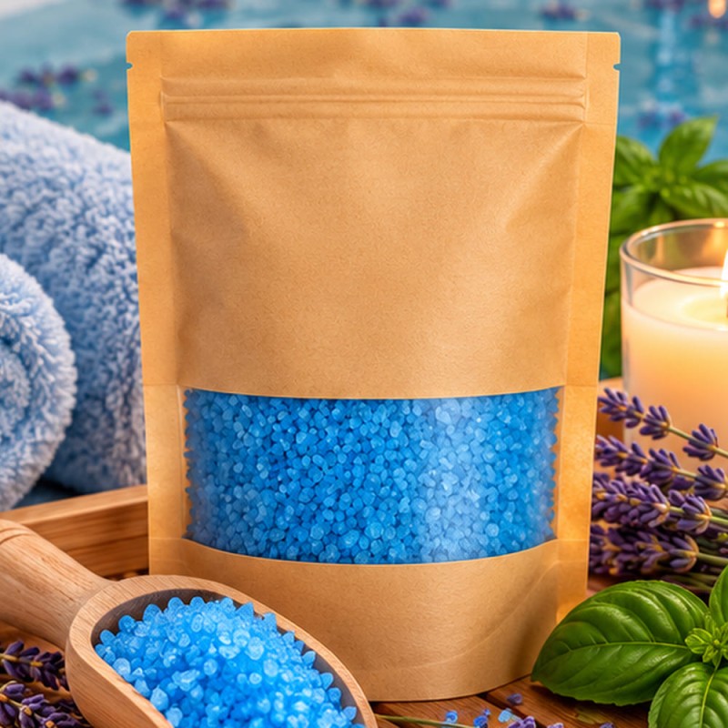 Sel de bain relaxant lavande et orange, idée cadeau maman