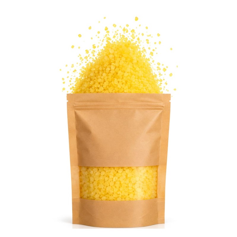 Sachet kraft de sel de bain aromathérapie tonifiant au pamplemousse, à la menthe et au may chang, idée cadeau pétillante