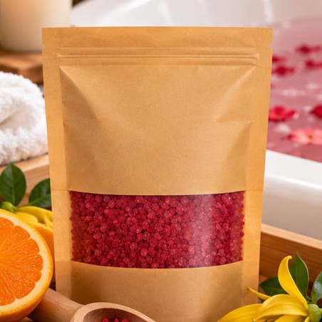 Sel de bain ylang ylang et agrumes, cadeau romantique couple