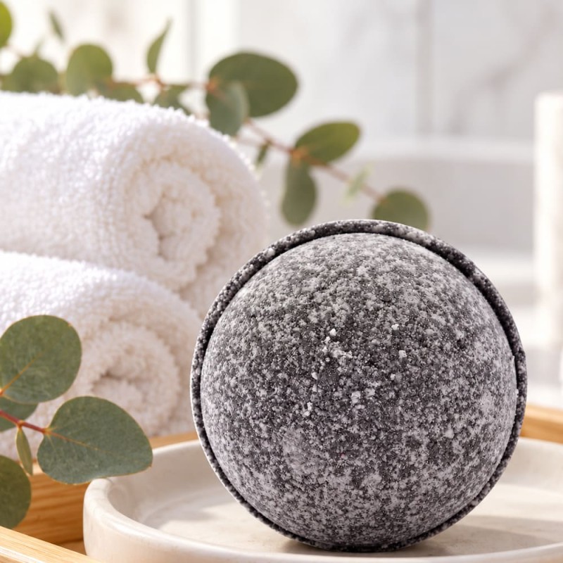 Achat bombe de bain pierre naturelle cachée, cadeau original