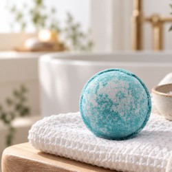 Bombe de bain pierre aventurine verte cachée, cadeau nature