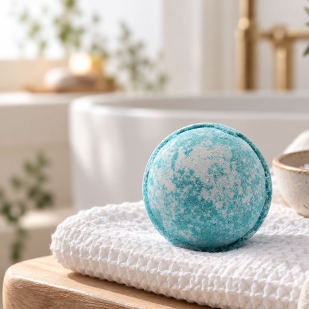 Bombe de bain pierre aventurine verte cachée, cadeau nature