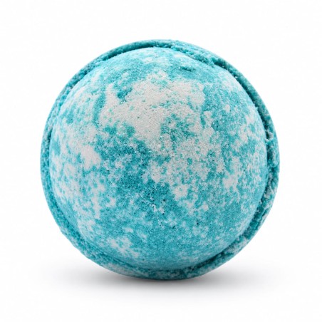 Bombe de bain artisanale élément Terre avec pierre naturelle cachée, idée cadeau surprise pour amoureux de la nature