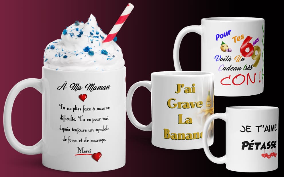mug et tasse personnalisés cadeaux