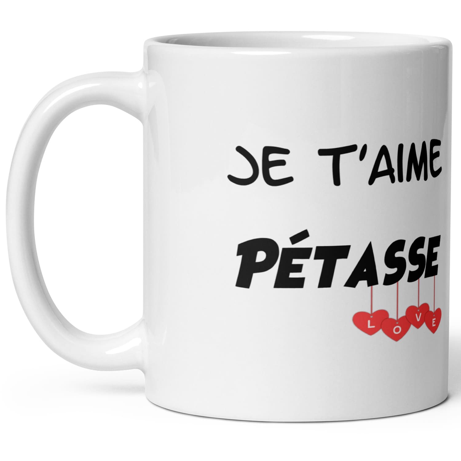 Tasse à Café 'T Pour Tortue' 341ml - Design Alphabet Drôle, Cadeau Original
